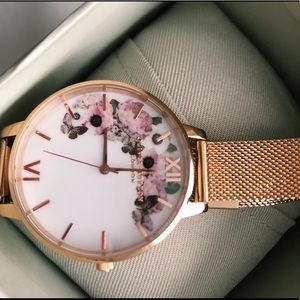 Olivia Burton Rose Gold Watch 🦋